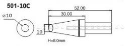 Bakon500-10C Spitze