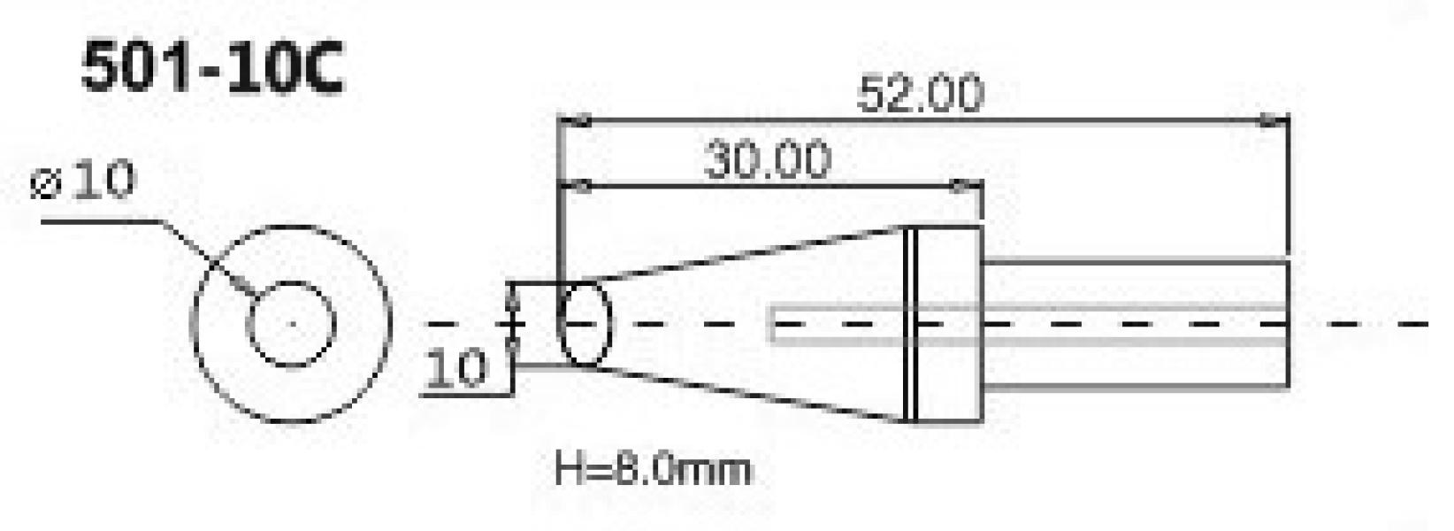 Bakon500-10C Spitze