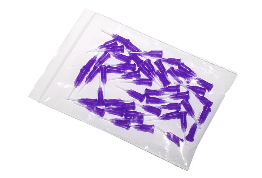 Dosiernadeln mit flexibler Polypropylen-Kanüle violett 21G 50St