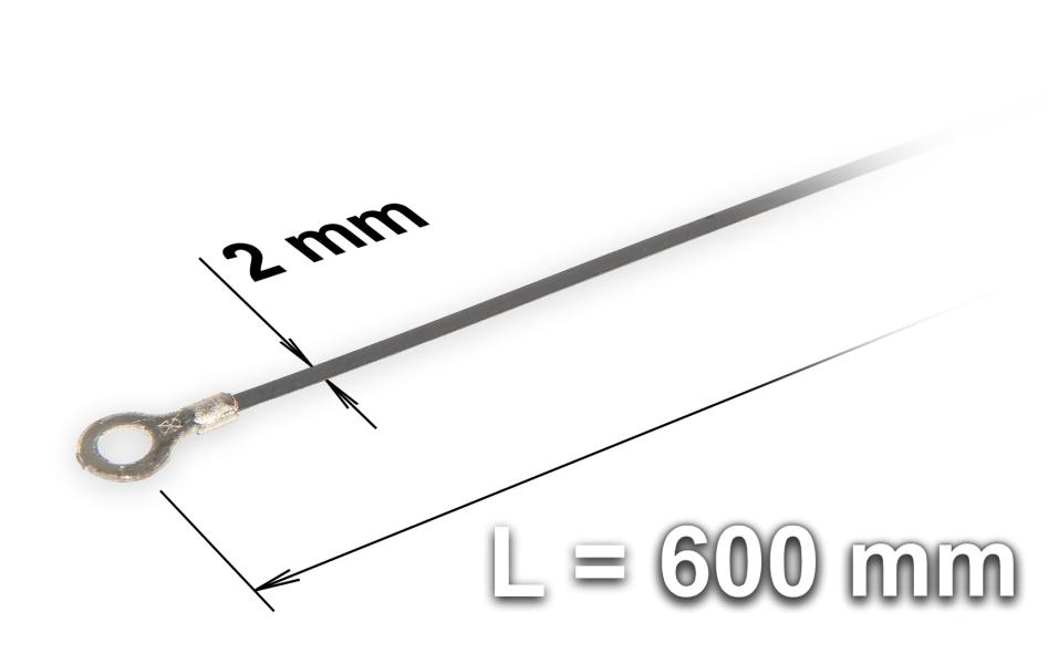 Ersatzschweißdraht für Folien- und Beutelschweißer Typ FRN-600, Breite 2 mm