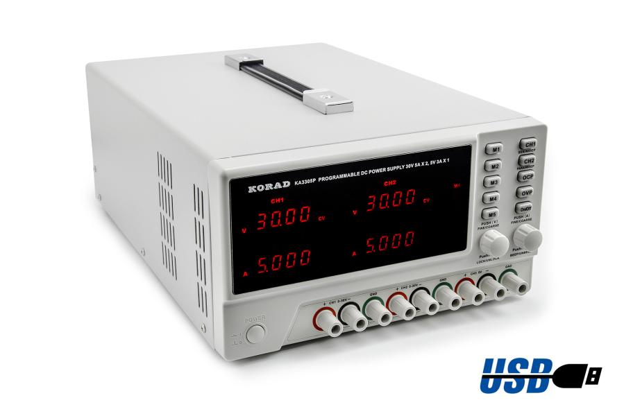 Korad KA3305P 2x 30V 5A Doppelnetzteil mit USB RS232 programmierbar