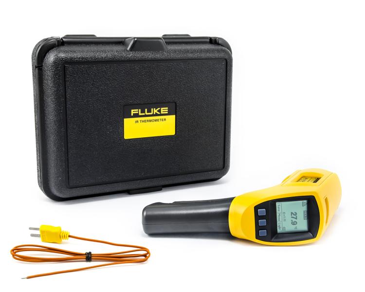 FLUKE 566-2 berührungsloses IR-Thermometer -35 bis 750°C mit Thermoelement K-Sonde