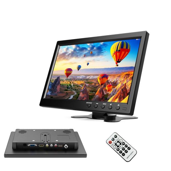 LCD-Bildschirm 10,1" HDMI, VGA, BNC, CINCH