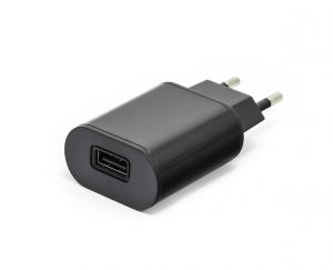 Schnelles USB-Ladegerät 5V 2A schwarz