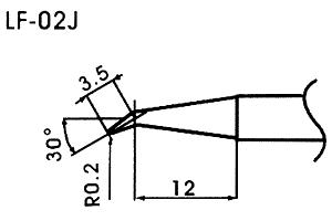 Bleifreie Lötspitze LF-02J