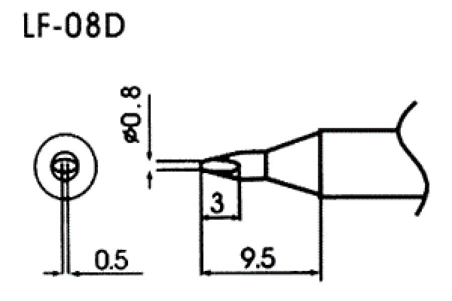 Bleifreie Lötspitze LF-08D