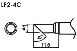 Bleifreie Lötspitze LF-4C