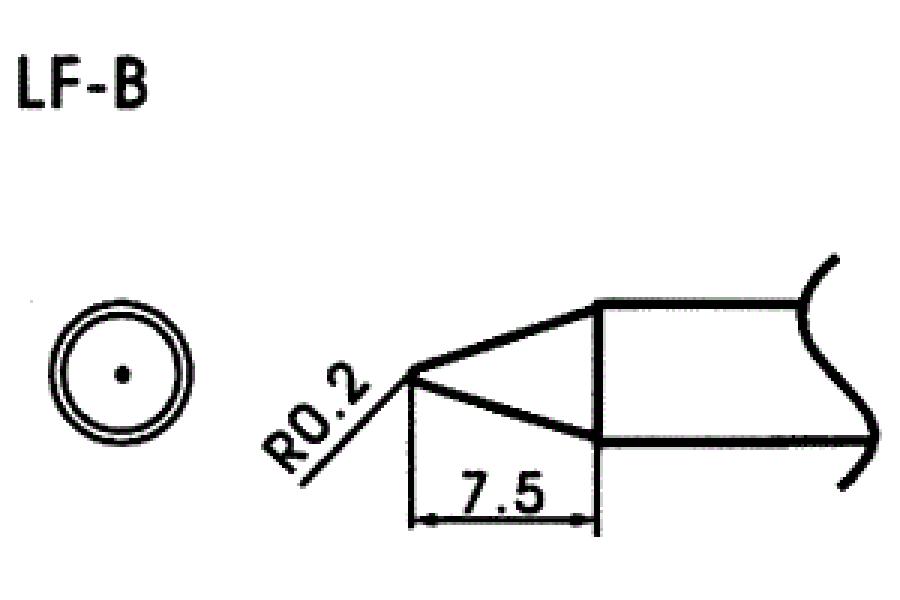 Spitze für bleifreie Lötkolben LF-B