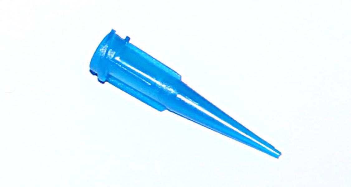 Konische Kunststoff-Dosiernadeln blau 22G 1St