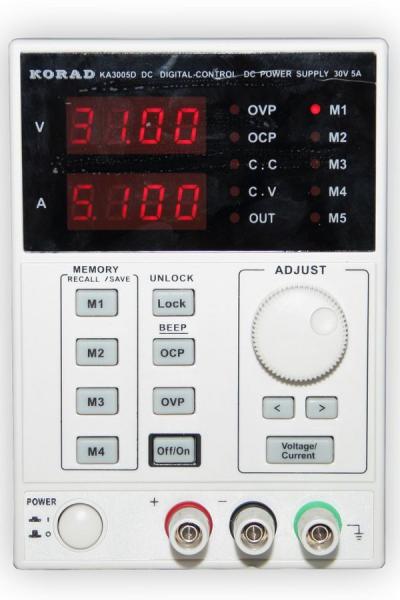 Digital gesteuertes, programmierbares Präzisions-Labor-Netzgerät 30V/5A Typ KA3005D