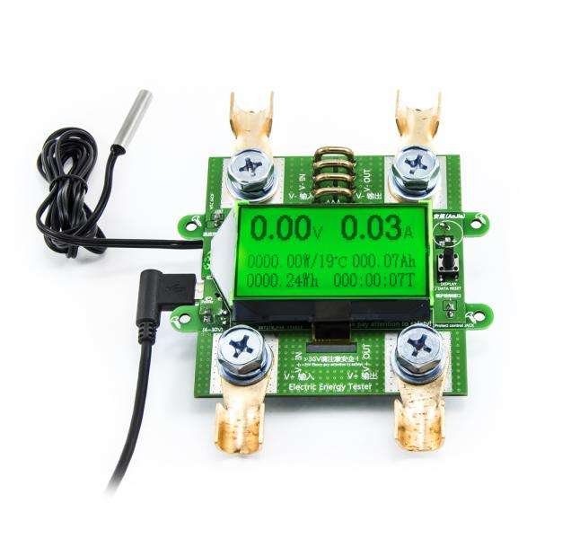DC-Tester - Voltmeter, Amperemeter, Wattmeter, 300V 100A