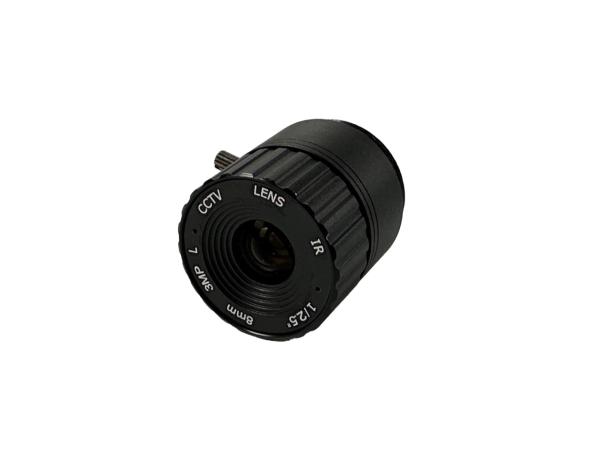 CCTV-Objektiv CS-Mount Brennweite 8mm, Blende F1.2