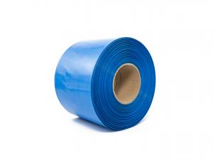 Blaue PVC-Schrumpffolie 2:1 Breite 130mm, Durchmesser 80mm