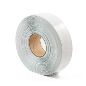 Weiße PVC-Schrumpffolie 2:1 Breite 57,5mm, Durchmesser 35mm