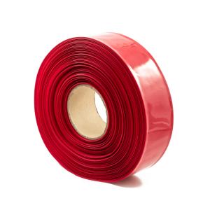 Rote PVC-Schrumpffolie 2:1 Breite 65mm, Durchmesser 40mm
