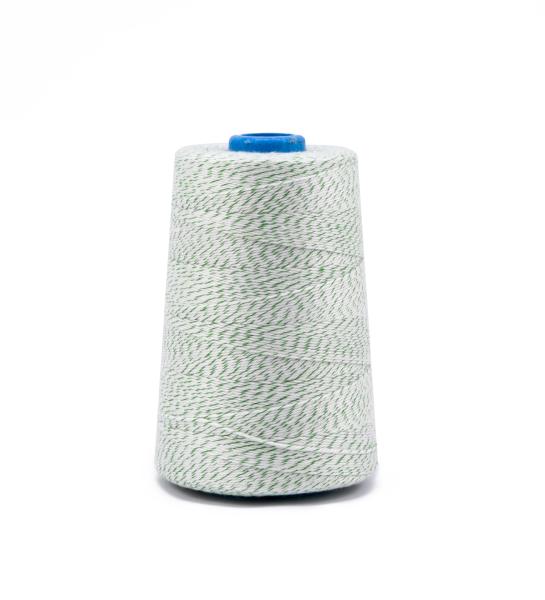 Industrieller weiß/grüner Polyester (PES) Nähfaden für Säcke 800m