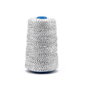 Industrieller weiß/schwarzer Polyester (PES) Nähfaden für Säcke 800m