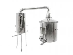 Destillationsapparat für die Destillation von Wasser, Kwas und ätherischen Ölen 80L