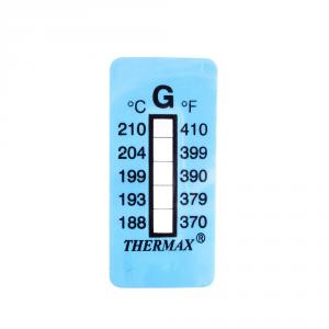 Selbstklebender Thermometer-/Anzeigestreifen nicht umkehrbar 188-210°C