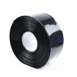 Schwarze PVC-Schrumpffolie 2:1 Breite 80mm, Durchmesser 49mm