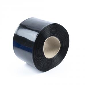 Schwarze PVC-Schrumpffolie 2:1 Breite 100mm, Durchmesser 61mm