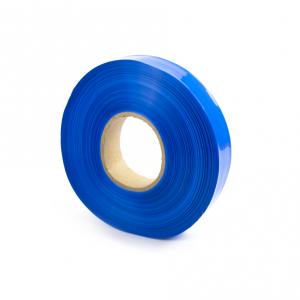 Blaue PVC-Schrumpffolie, 30 mm breit, 18 mm Durchmesser
