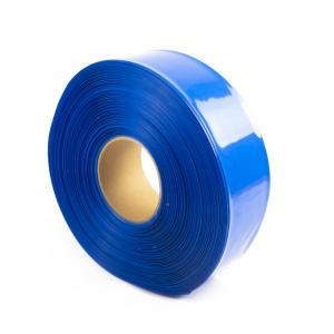 Blaue PVC-Schrumpffolie 2:1 Breite 60mm, Durchmesser 36mm