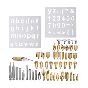 Großer Satz Löt- und Brennspitzen für Pyrographie-Stationen und Mikrolötmaschinen 56 Stück