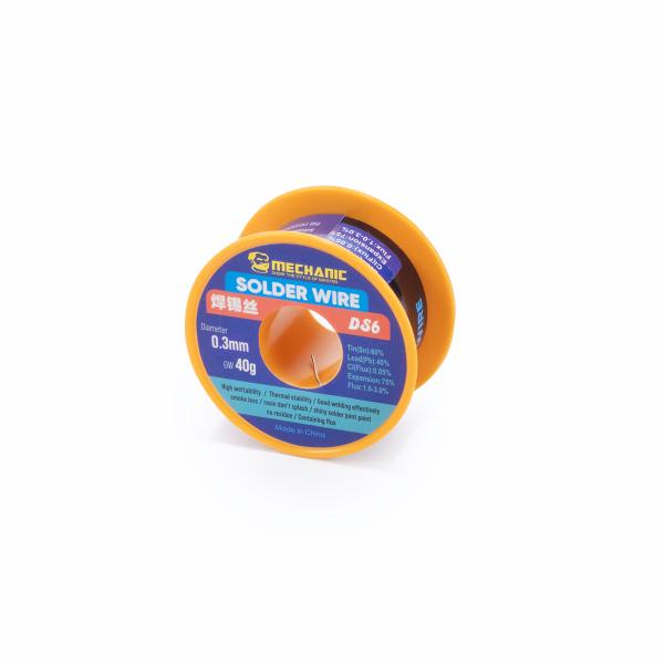 Rohrförmiges Zinn 0,3mm Sn60Pb40 40g