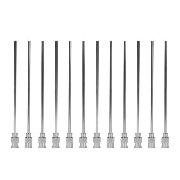 Dosiernadeln aus Edelstahl, 14G, 2,95", 12er-Set