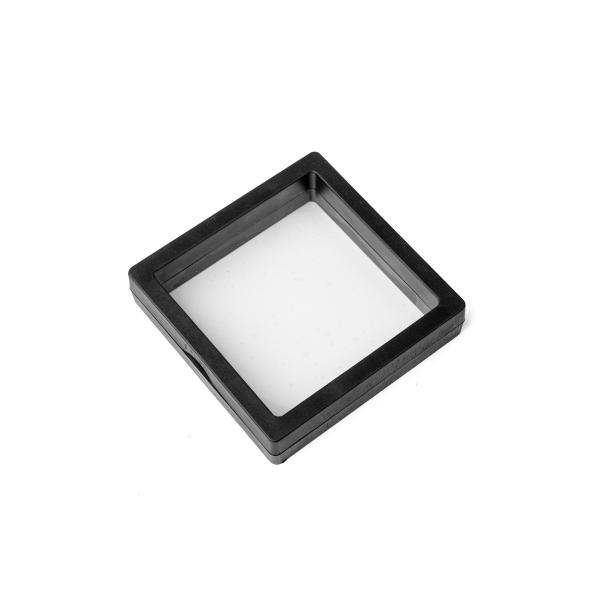 Präsentationsmembran 3D-Rahmen schwarz 9x9x2 cm