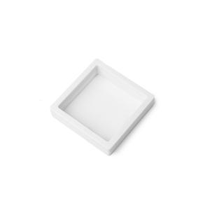 3D-Schweberahmen weiß 9x9x2 cm