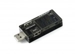 USB-Tester zur Messung von Spannung und Stromstärke von USB-Anschlüssen und Verlusten im USB-Kabel