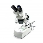 Beleuchtung für Mikroskope Schwanenhals 2x LED ALU