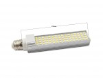 LED-Lampe E27, 64xLED, Aluminium-Kühlkörper, 6000K, 1200lm, 12W