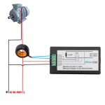 Multifunktionales Einbau-Elektro-Messgerät AC 80~260V/100A - Ringkernstromwandler