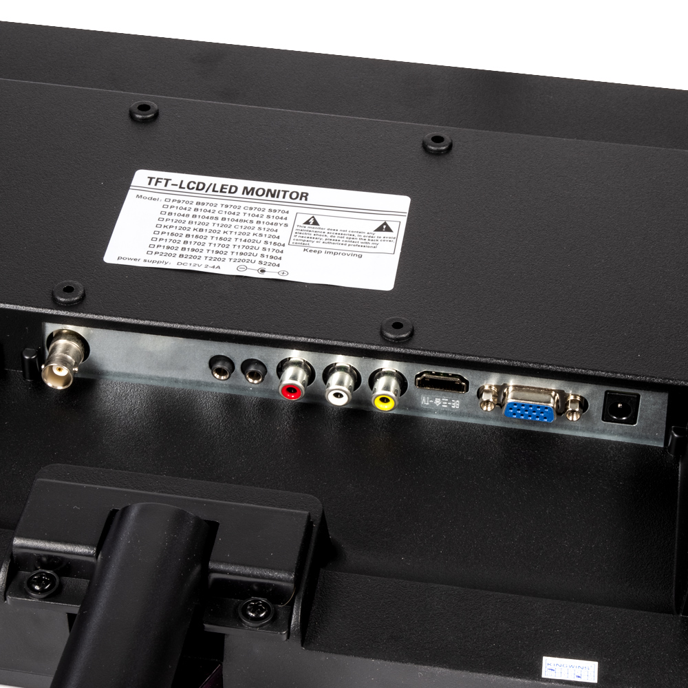 Industrieller FULL HD Monitor 21,5" HDMI, VGA, AV, BNC für Kameras und Mikroskope
