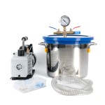 Vakuumkammer 8L mit Ölpumpe 230V/50Hz
