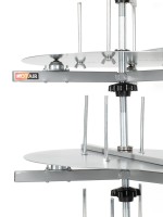 Kabel- und Drahtabwickler für 4 Spulen