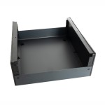 Baukasten Metall/Kunststoff 202x80x220mm - schwarz