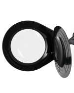 PD178S Vergrößerung 8D Arbeitslampe mit Lupe - schwarz