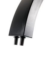 Service und Arbeit halbrunde LED-Lampe 9510 LED-C-TS1 2500lm, 3000-6500K - schwarz