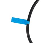 Selbstklebende Etiketten zur Kennzeichnung von Kabeln und Drähten 1000 Stk. blau