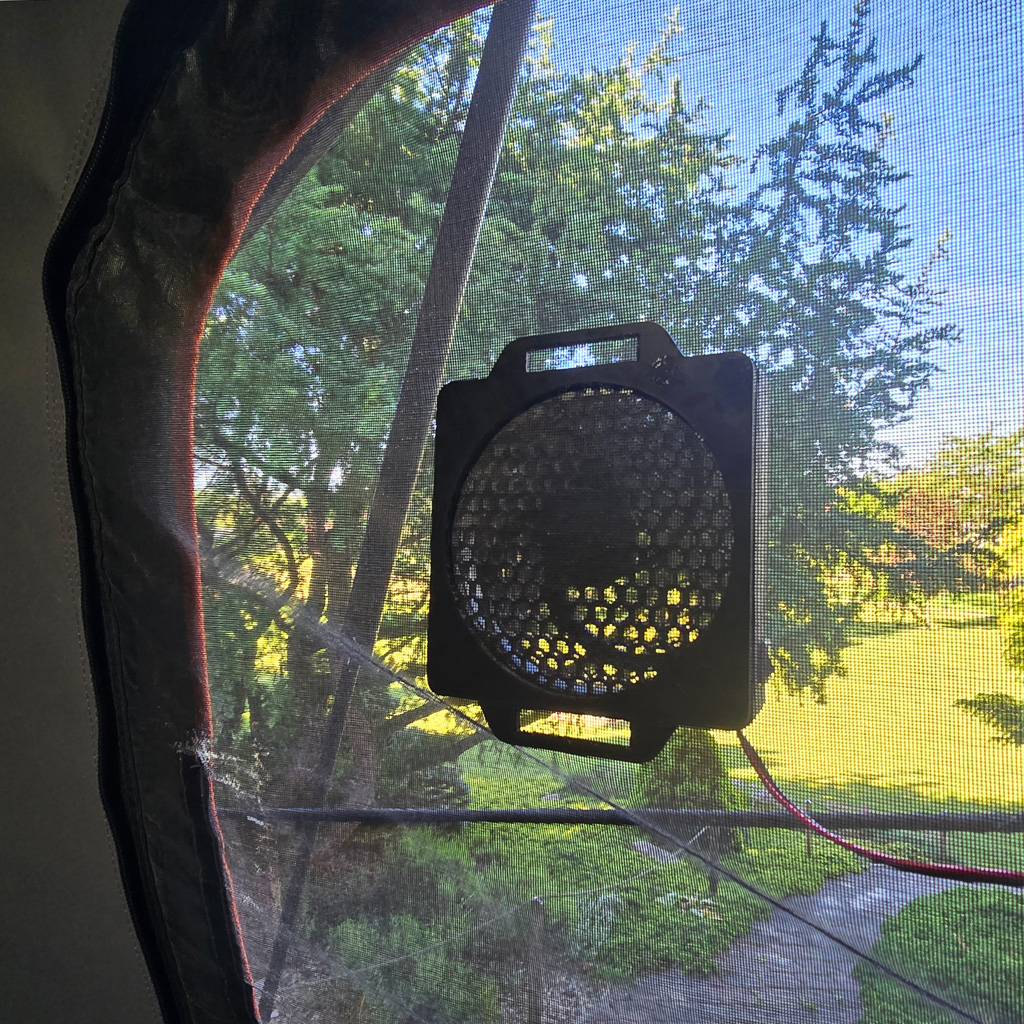 Ventilator für Dachausbauten, Zelte und Wohnwagen - magnetisch 12V